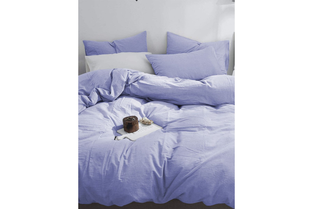 Постельное белье GoodNight Сатин Делюкс дуэт (с нав. 50х70) лаванда
