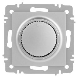 Светорегулятор Intro Accent 6-401-03 поворотный, 600Вт 230В, IP20, СУ, алюминий | Intro