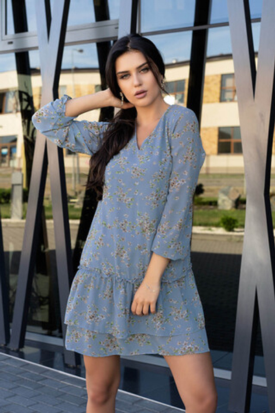 D104 Provena sukienka Blue Merribel