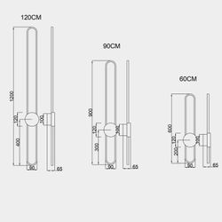 Настенный Светильник Heidy L H90 Black By Imperiumloft