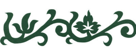 "Annet" лента из фетра Е046, цв.зеленый