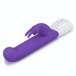 Фиолетовый вибромассажер для G-точки Come hither G-Spot Rabbit - 24,5 см. (Цвет: фиолетовый)