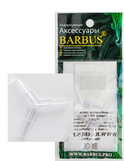 Тройник для трубки Ф-4мм 2шт