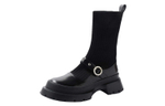 STEVE MADDEN Stretch & Sock Boots Women"s Black/Brown
