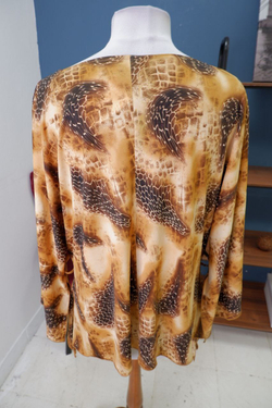 Блуза Aleksandra с принтом 52 размер