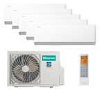Мульти сплит-система Hisense на 5 комнаты (20+20+20+20+35 кв.м.) VIBE PRO, белый