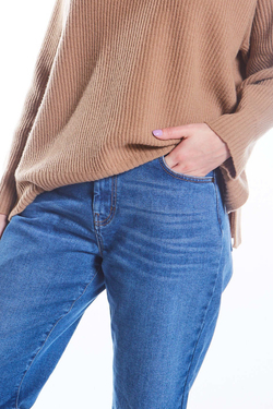 УКОРОЧЕННЫЕ ДЖИНСЫ ИЗ ДЕНИМА