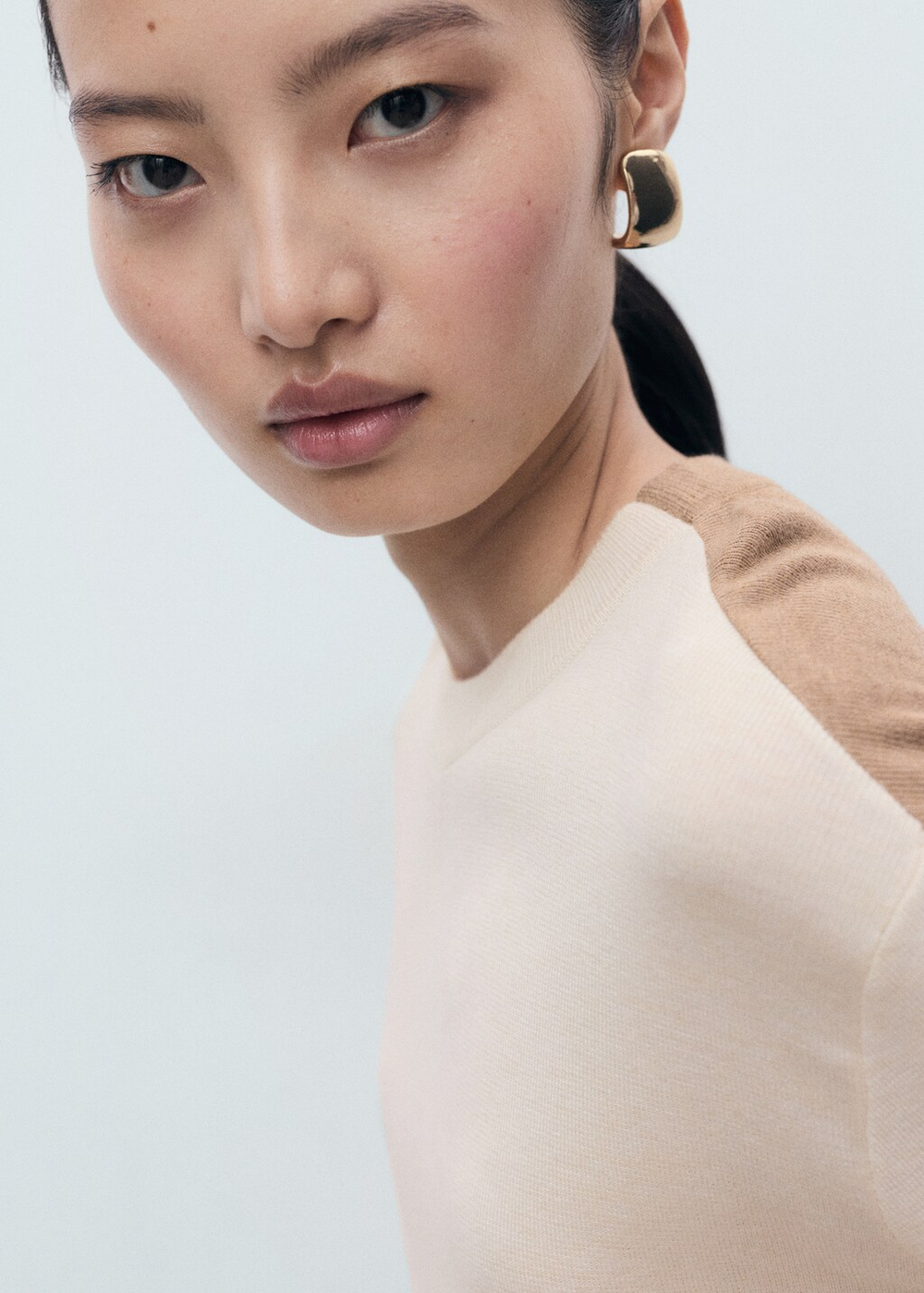 Комбинированный джемпер