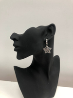 Серьги Swarovski с подвесами в виде звезд