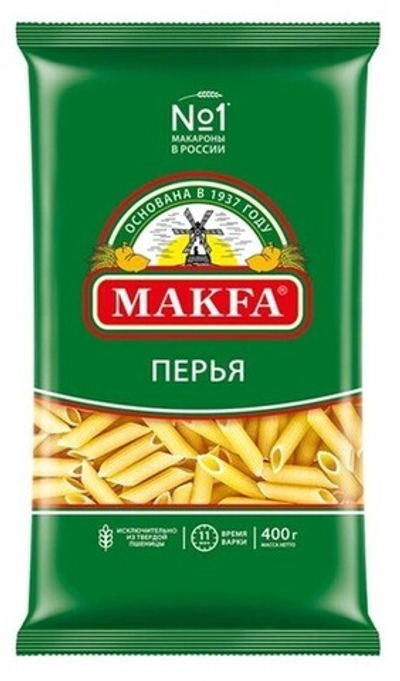 Макаронные изделия Макфа Перья, 0,4