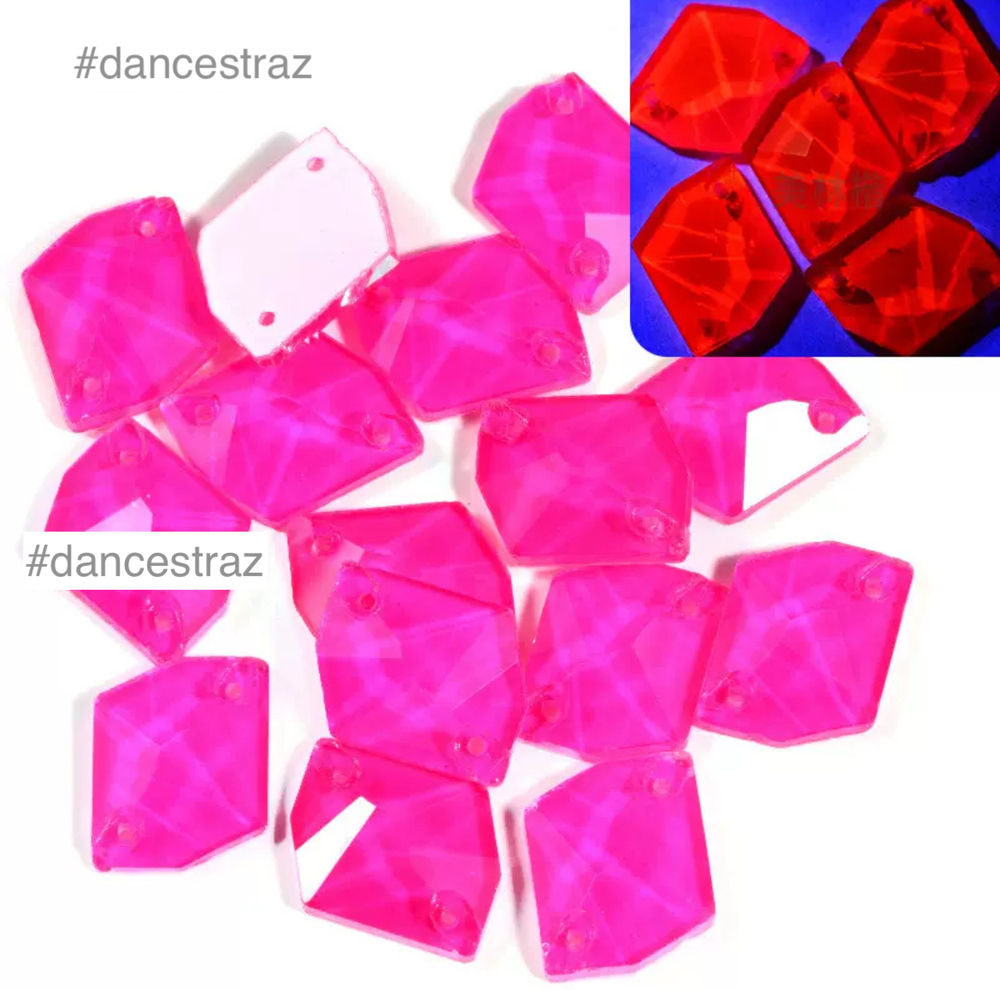 Стразы пришивные, Cosmic, Rose Neon, A3-N08, 9*12mm, (500 ea/pkg), A3, F2