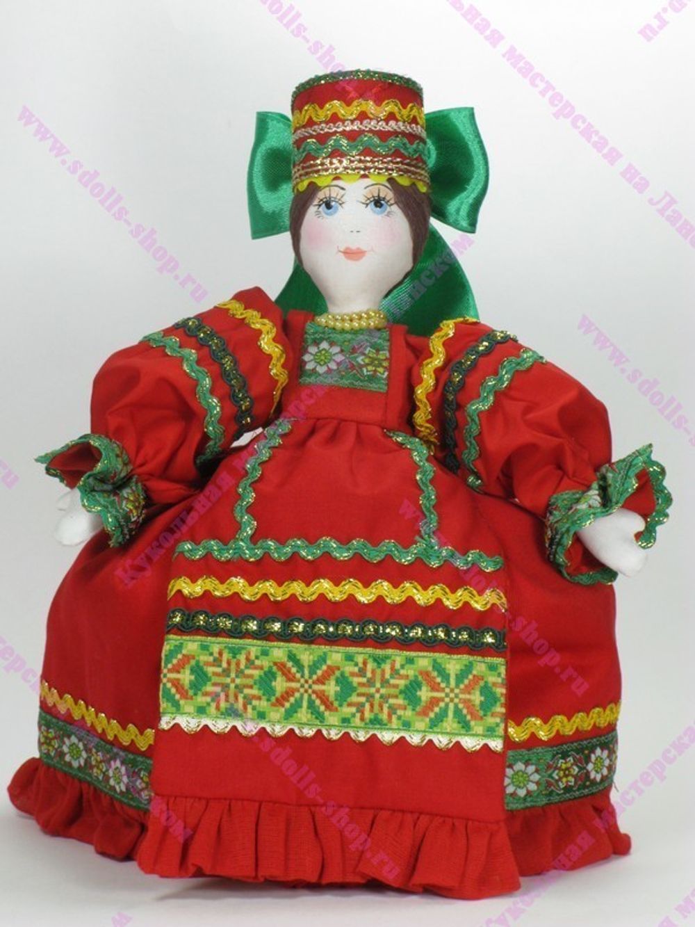 Текстильная Кукла-Грелка на чайник