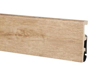 Плинтус Integra 08 дуб невада, 2400x80x20 мм