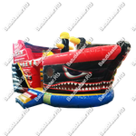 Коммерческий надувной батут "Кораблик акулы"