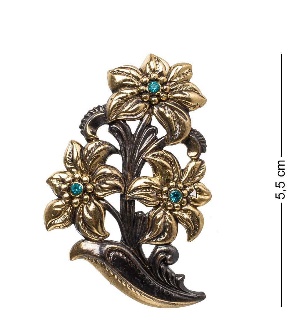 AM- 882 Брошь «Букет Нарцисс» (латунь) - Вариант A