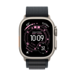 Apple Watch Ultra 3 (2025), 49 мм корпус из титана цвета «Natural», ремешок Alpine Loop размера L цвета «Black»