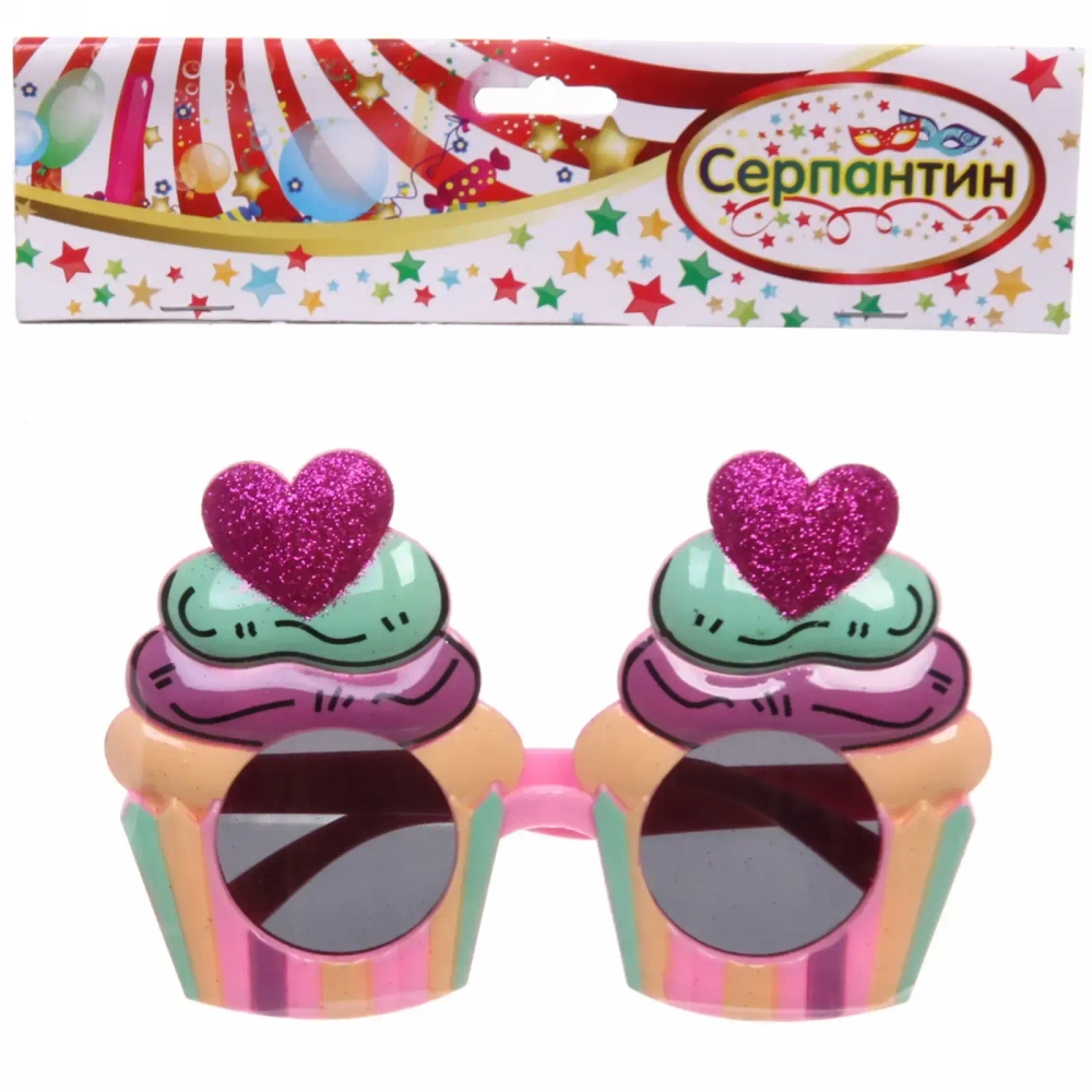 Очки карнавальные «Пироженка»