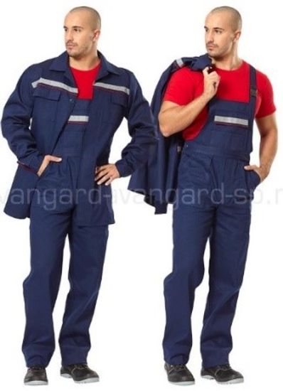 Костюм "Профессионал" полукомбинезон (синий)