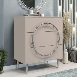 Комод Арт Колор matte Классик Сильвер Серый агат матовый