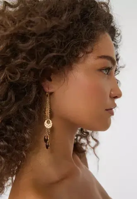 STRADIVARIUS Длинные серьги, золотой