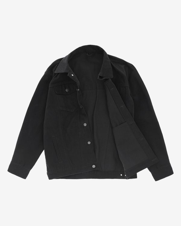 Куртка Futureisnown Coverall jacket Джинсовая Черная - фото 1