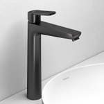 Смеситель для раковины Abelsberg Lineara UNF23509GM цвет Космическая сталь