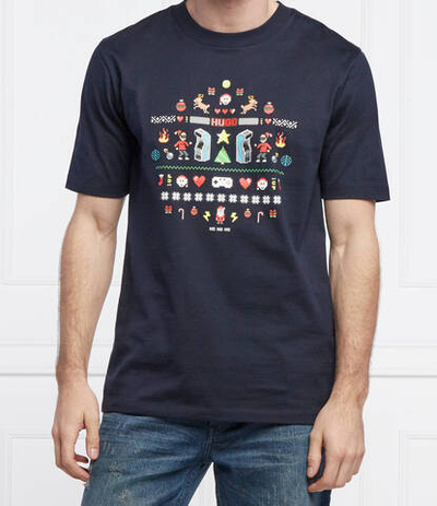 футболка dxmas HUGO - черный(50463258)