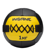 Медбол IN24-WB200, 1 кг, желтый