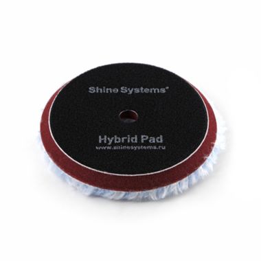 Shine Systems Hybrid Pad - гибридный полировальный круг, 130 мм