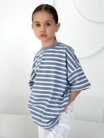 Футболка для девочки в полоску