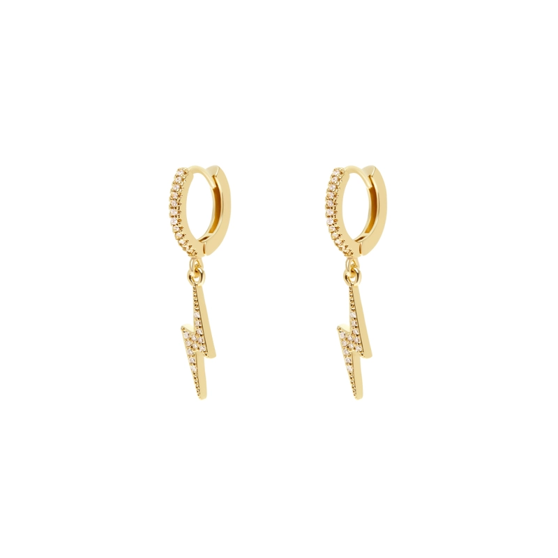 Серьги Большая Кристальная Молния