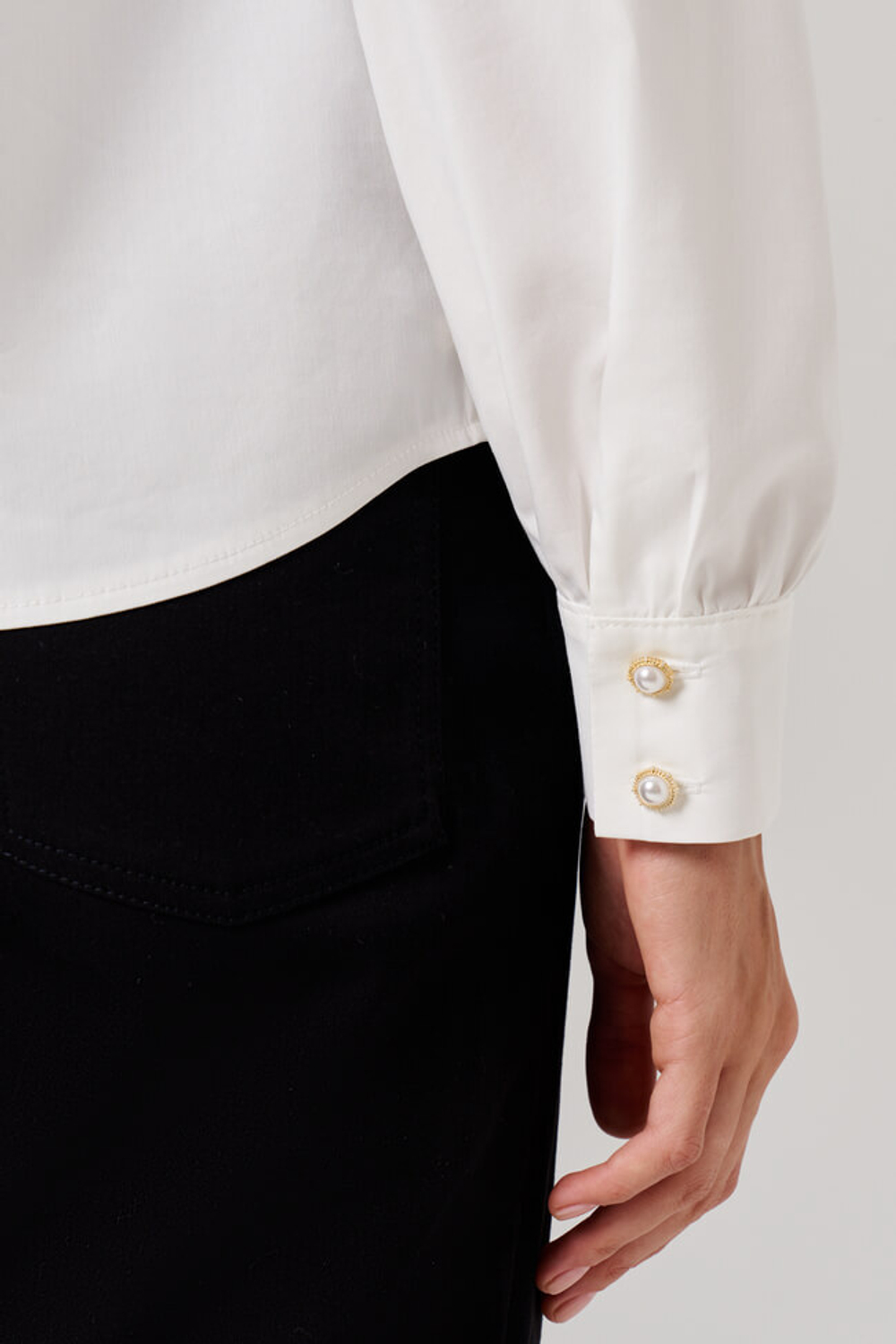 23158 Блузка женская (молочный)