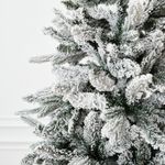 Заснеженная елка «Bourget» (Литая+пвх) 240 см / 2,4 м