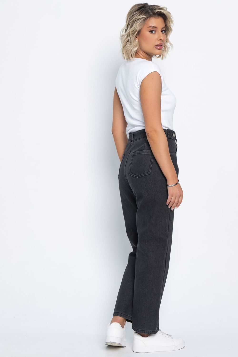 Джинсы утепленные Джинджер (графит) Б15064-13М LT Collection