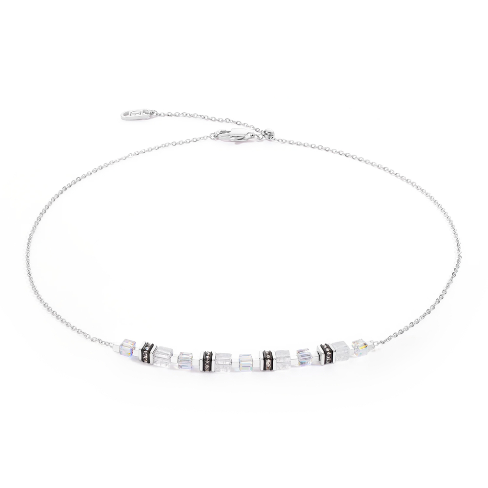 Колье Coeur de Lion White-Silver 5076/10-1417