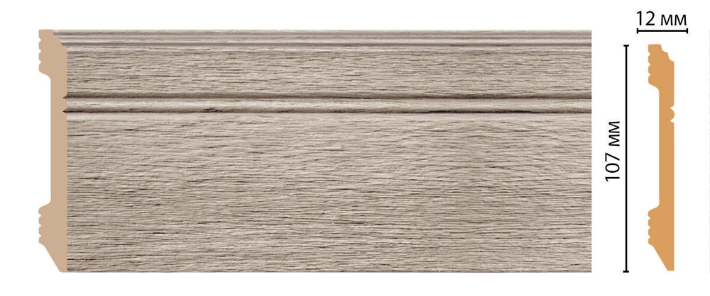 Плинтус DECOMASTER D105-77 (107*12*2400мм)