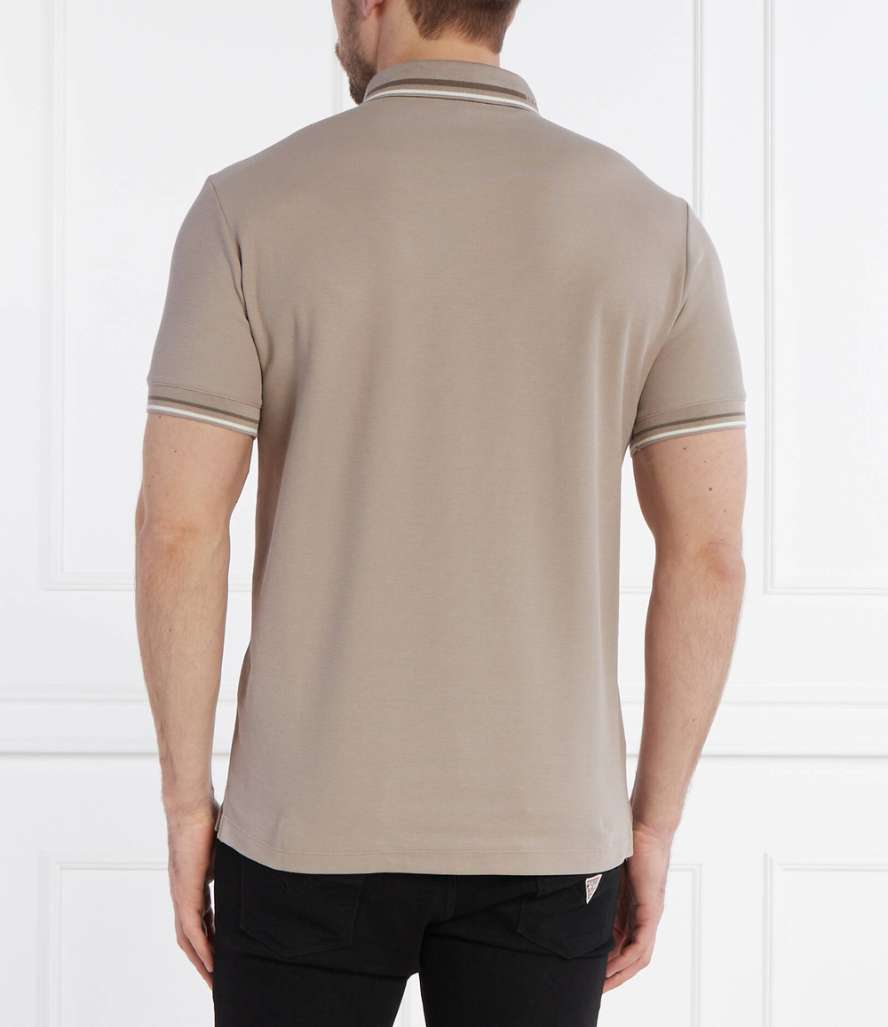 Поло Emporio Armani - бежевый(3D1FM4 1JCYZ)
