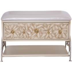 Банкетка Терра Айвори Мраморное золото