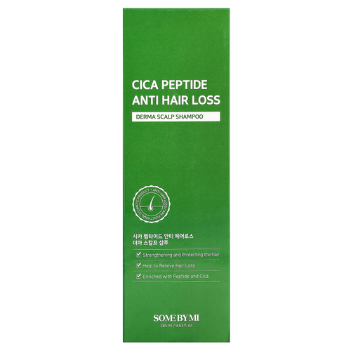 SOME BY MI, Cica Peptide Anti Hair, шампунь от дермы для кожи головы, 285 мл (9,63 жидк. унц.)