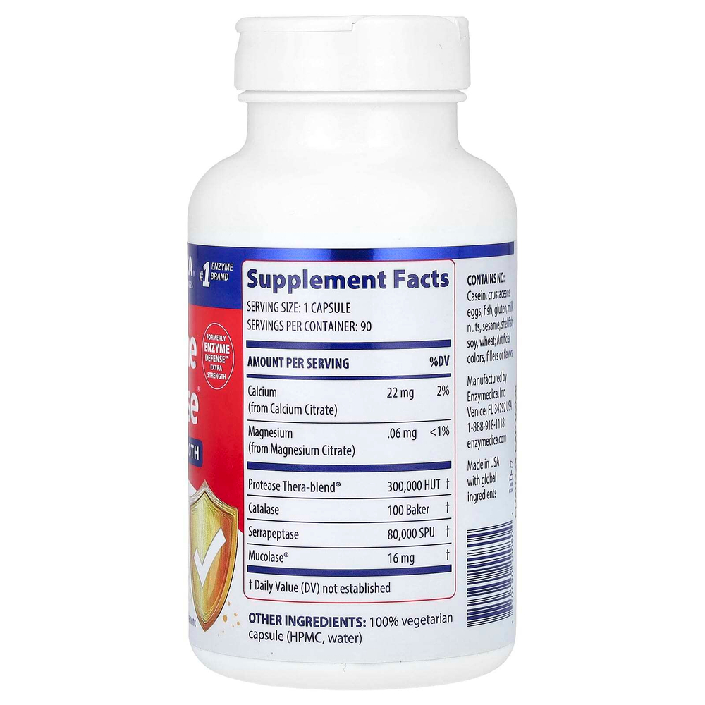Enzymedica, Immune Defense, 90 капсул