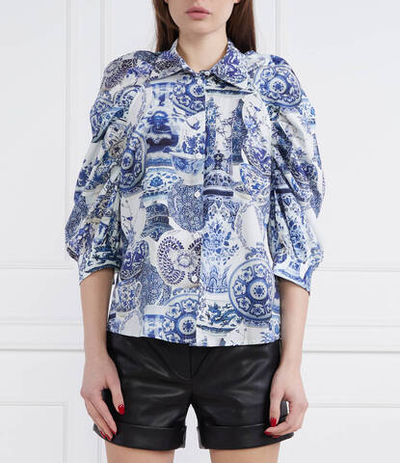 Рубашка Silvian Heach - голубой(CVP23017CA)