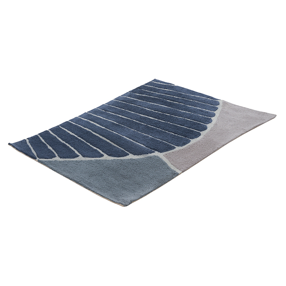 Ковер из хлопка 120х180см Tkano Terra Tea plantation серый