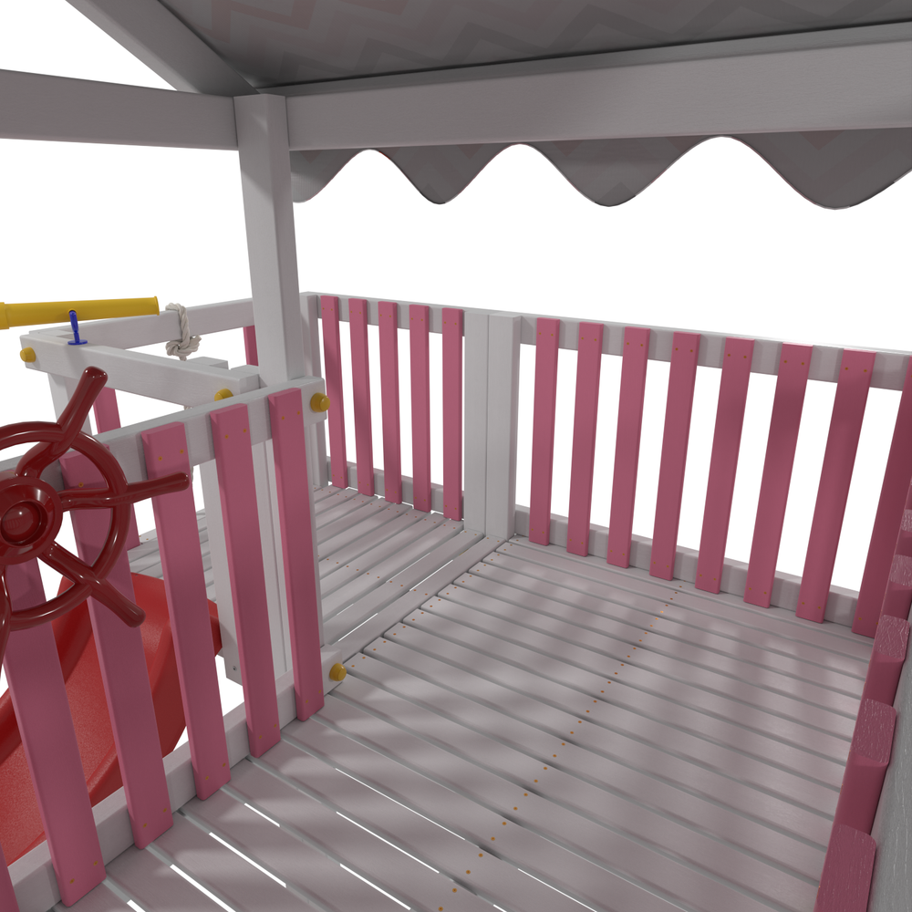 Детский домашний игровой комплекс чердак ДК3Р Розовый
