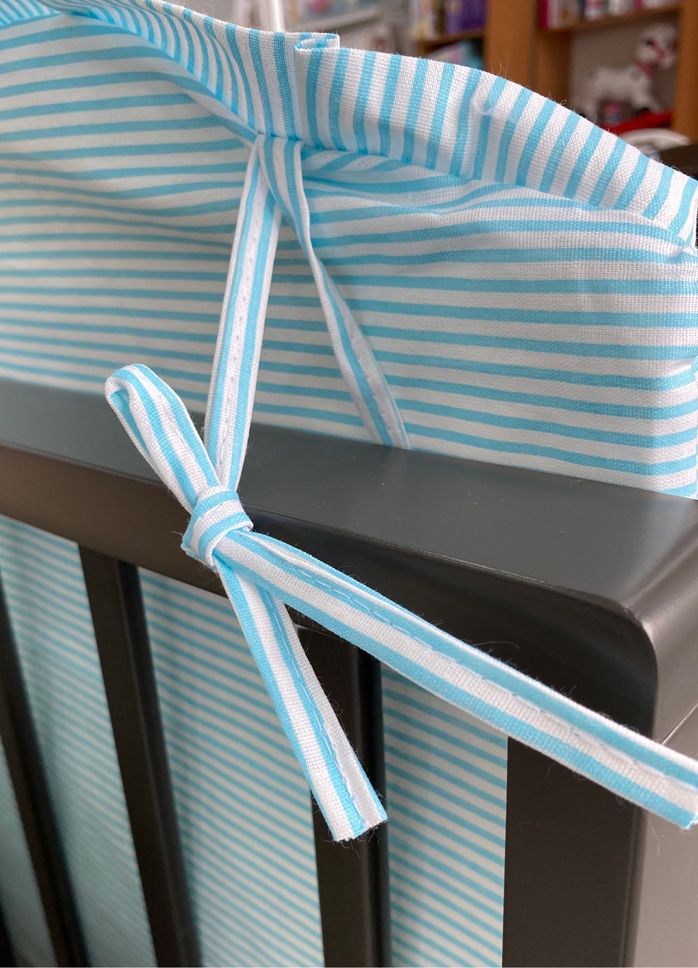 Комплект в кроватку 6-ти предметный "Мишка морячок", поплин