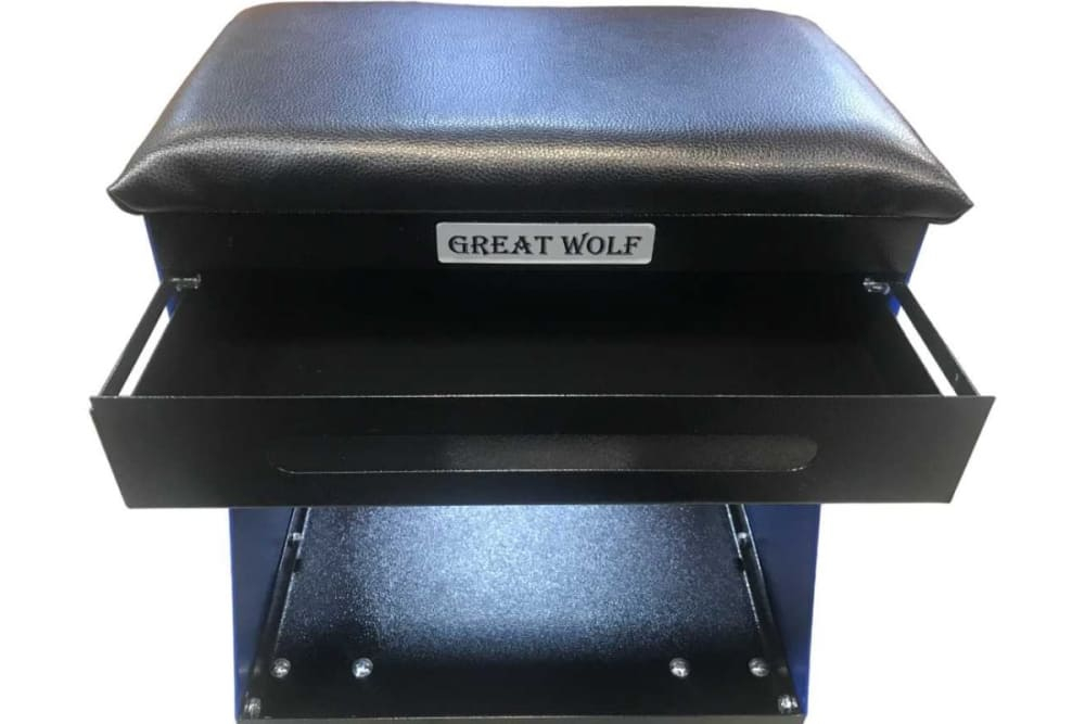 Подкатной ремонтный стул GWT-B1 Great Wolf (синий)