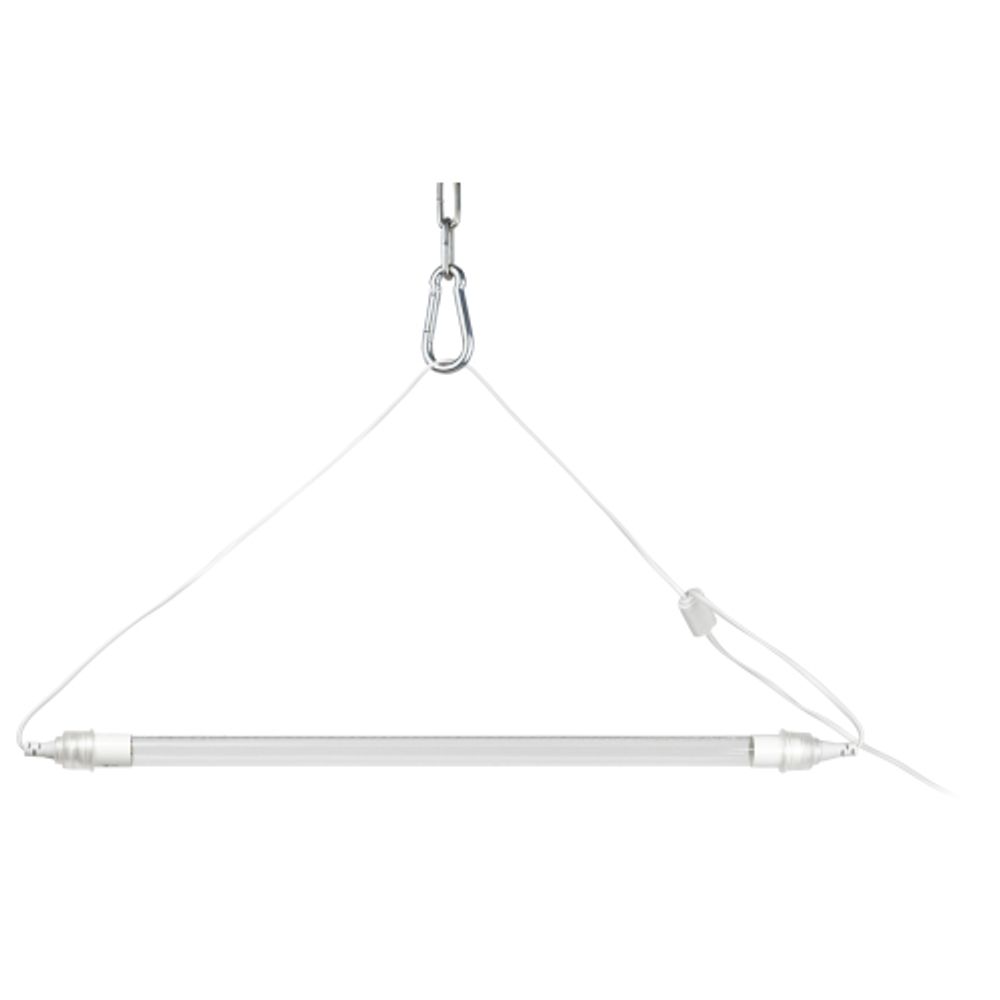 Светильник для растений, фитолампа светодиодная линейная ЭРА FITO-9W-Rа90-Т8+FITO-Holder IP65 2хG13 с выключателем, 1.5м