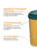 714 Термокружка с двойной питьевой системой