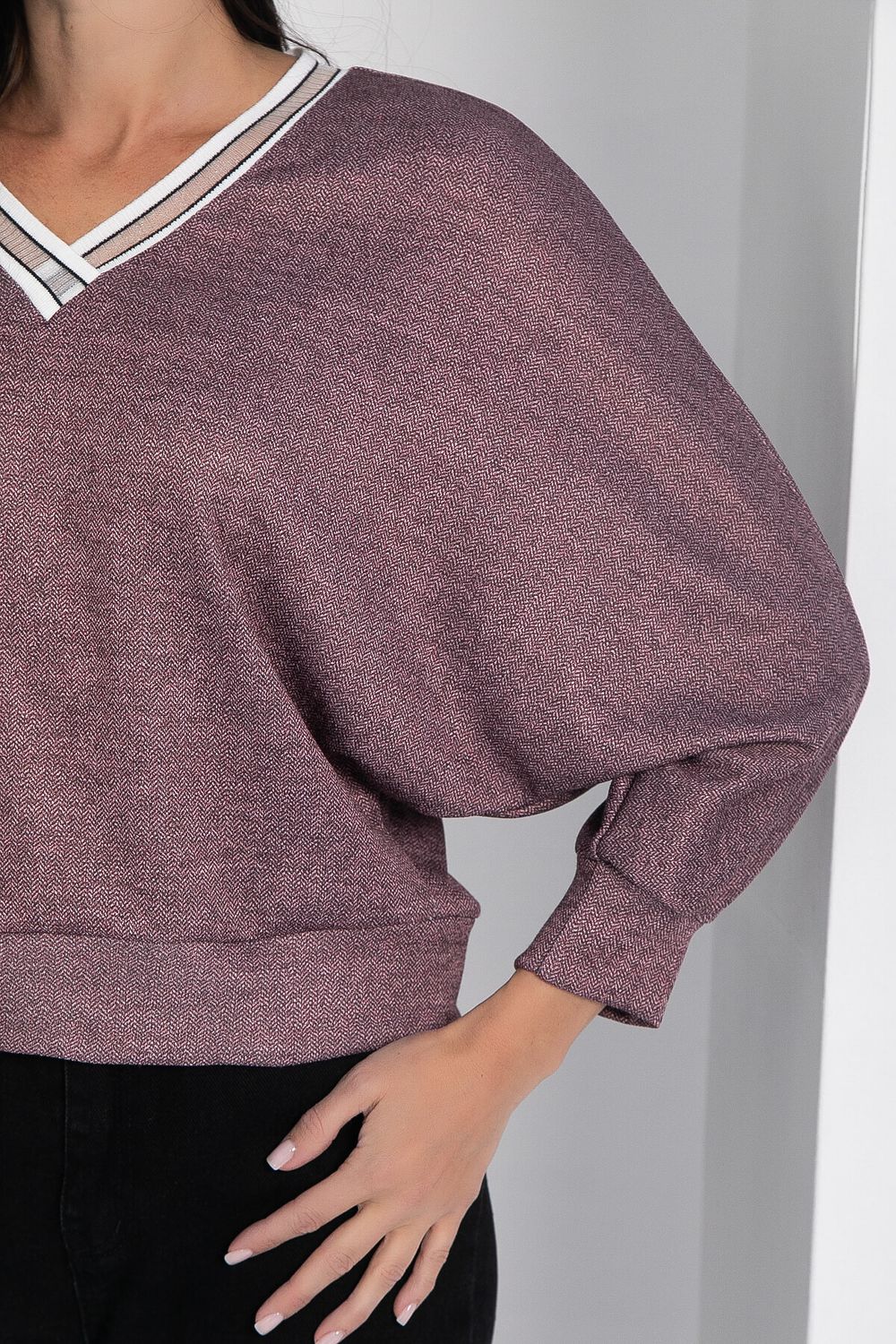 Джемпер Бери и беги (пыльная роза) Б12681-7 LT Collection