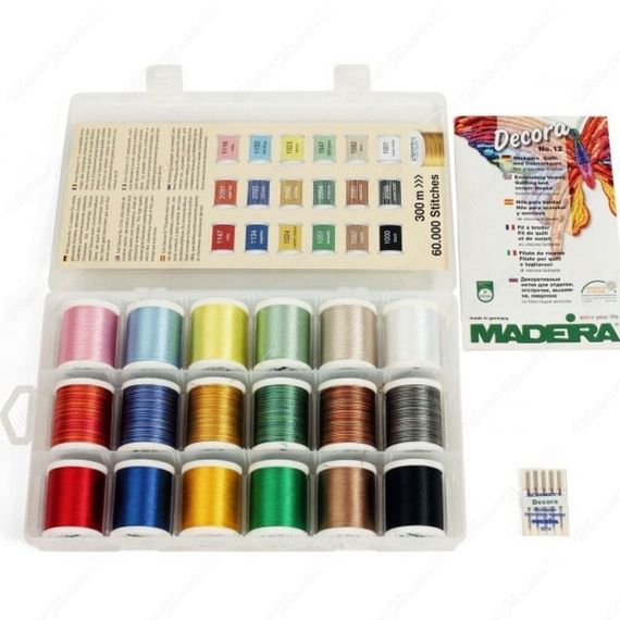 Набор ниток Decora №12 (18*300м)