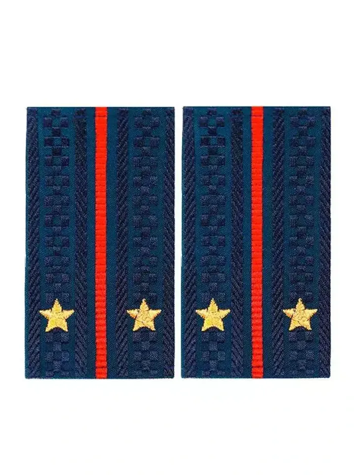 Фальшпогоны Полиция нового образца жаккардового плетения лейтенант